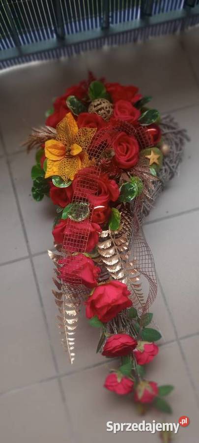 Kompozycja świąteczna nagrobna Lublin