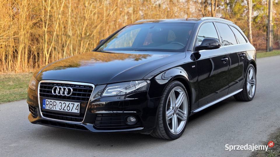 SPRZEDAM AUDI A4 B8 20TDI CR 143 2008r SLINE bluetooth A4 A4 Humniska