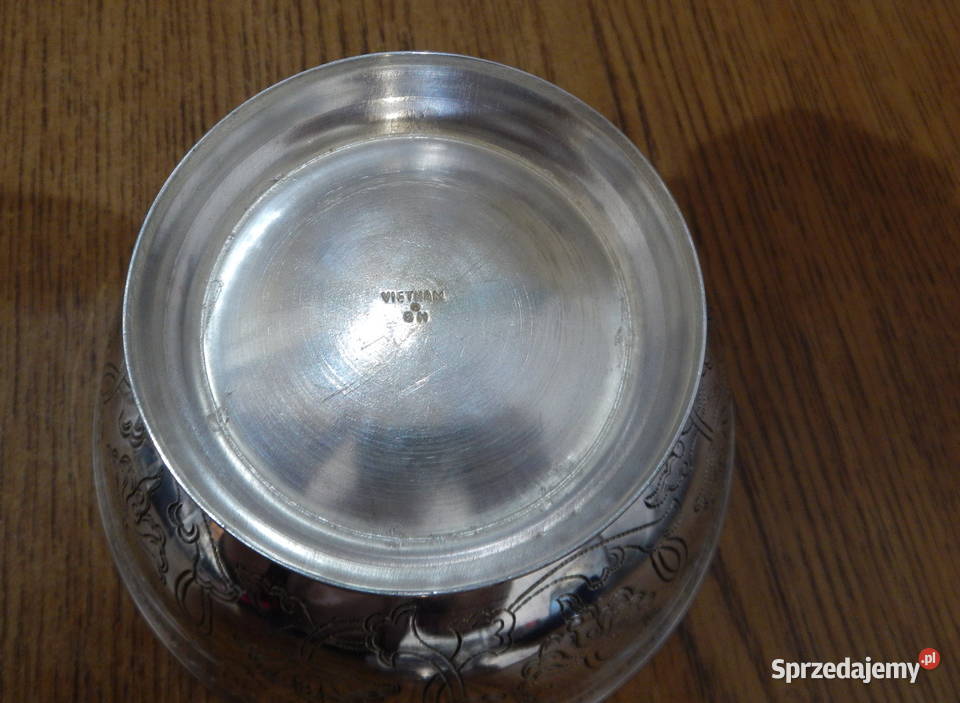 Cukiernica miseczka posrebrzana Vietnam Leżajsk