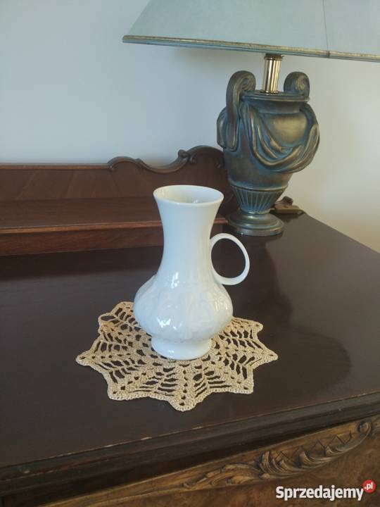 Wazon Royal KPM z kolekcji biały 3 Porcelana i szkło Ropa