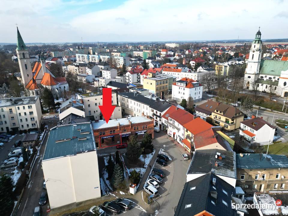 Lokal usługowy 70 m parter centrum wysoki sufit Olesno
