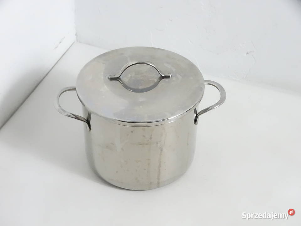 Porządny Garnek WMF Germany 1810 z Pokrywką Stal Biłgoraj