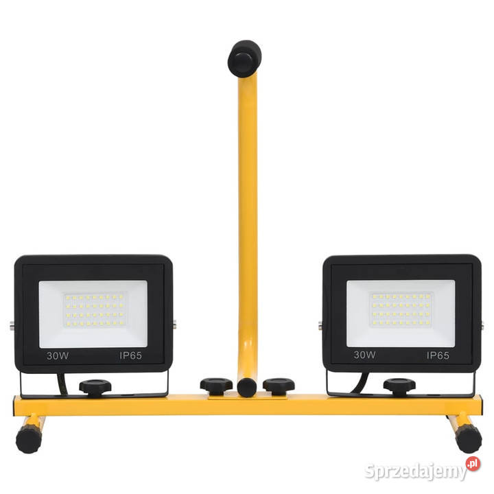 Reflektor LED z uchwytem 2x30 W zimne białe mazowieckie Warszawa