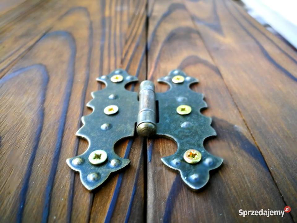 Skrzynia drewniana stolik kawowy opalony Radków sprzedam