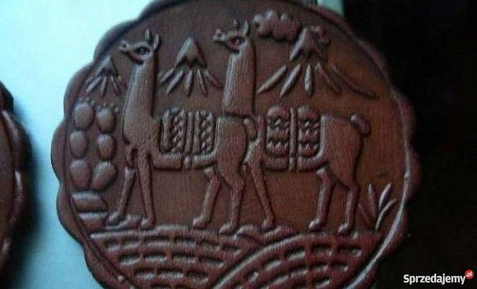 Podkładki skórzane PERU NOWE