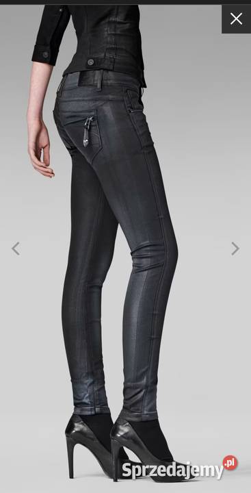 GSTAR RAW Denim wąskie rurki Jeans W26 L34 Spodnie