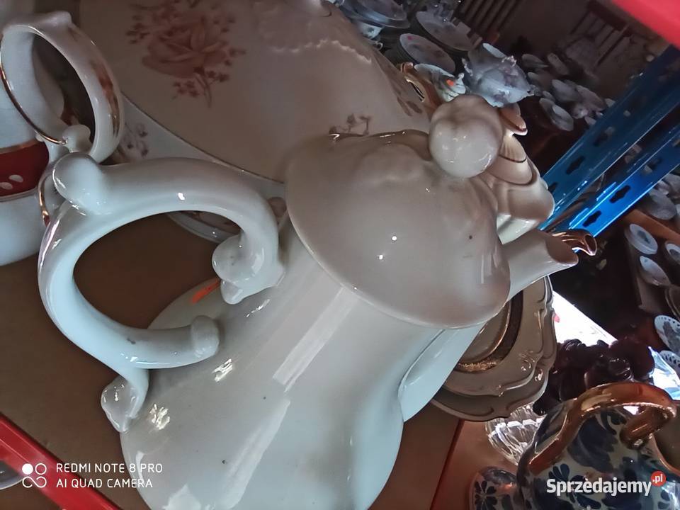 dzbanek do czekolady C T Bialy syg 18751909 Gdańsk