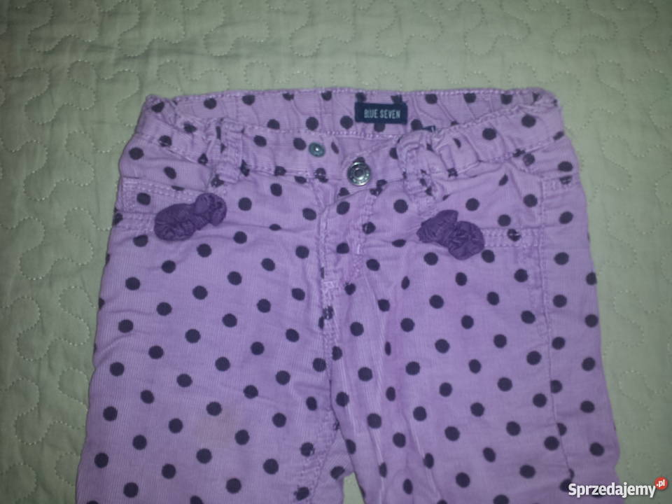 Spodnie ocieplane BLUE SEVEN 86 fioletowy Warszawa