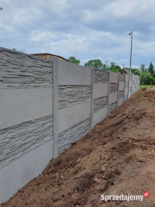 Ogrodzenia betonowe Nowoczene wzory Remont i budowa Głogów