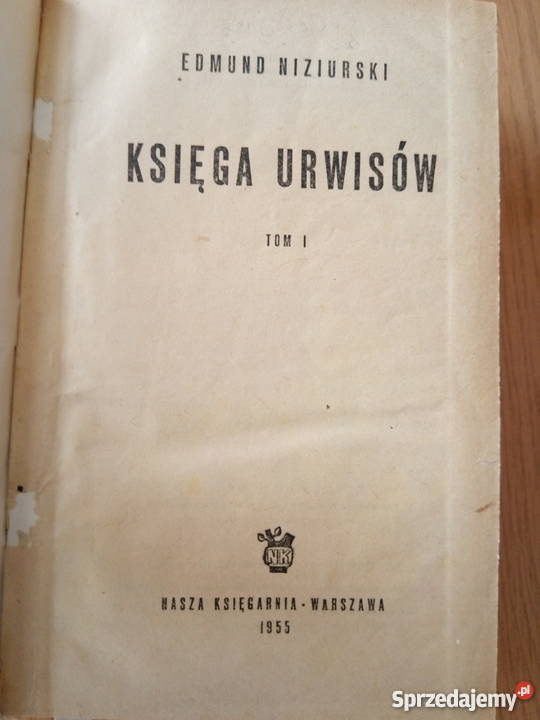 Księga urwisów Tom I Edmund Niziurski 1965r twarda Dąbrowa Górnicza