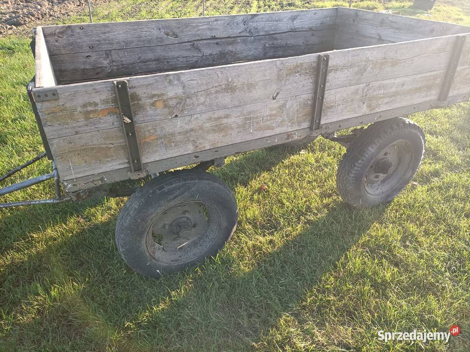 Przyczepa sadownicza rolnicza do mini traktora Przyczepy rolnicze Galewice