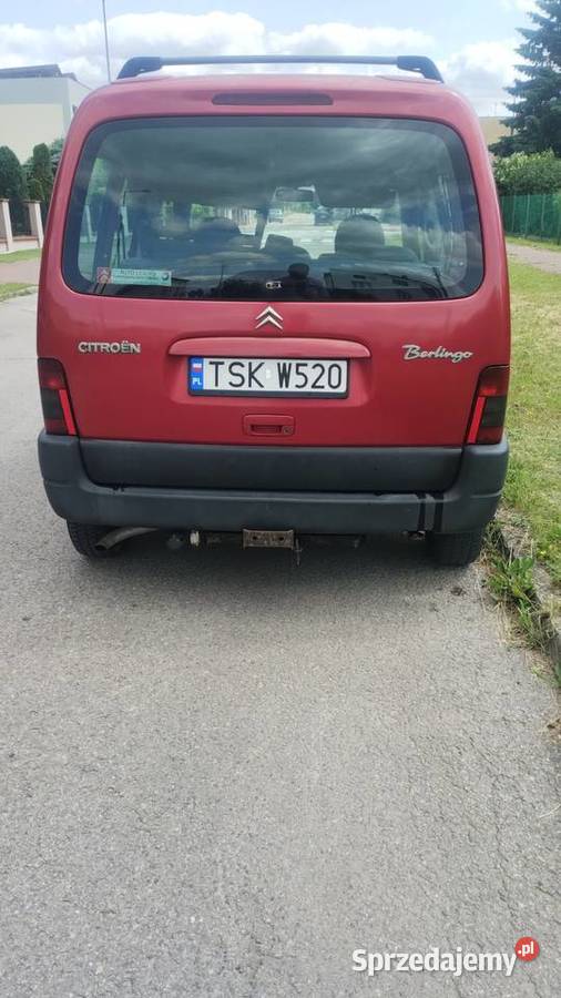 Citroen Berlingo 19D 2004 niekompletny w całości Van / Minibus świętokrzyskie Skarżysko-Kamienna