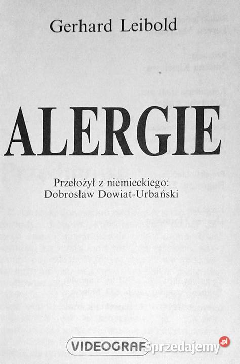 Kieszonkowa encyklopedia zdrowia i urody Alergie