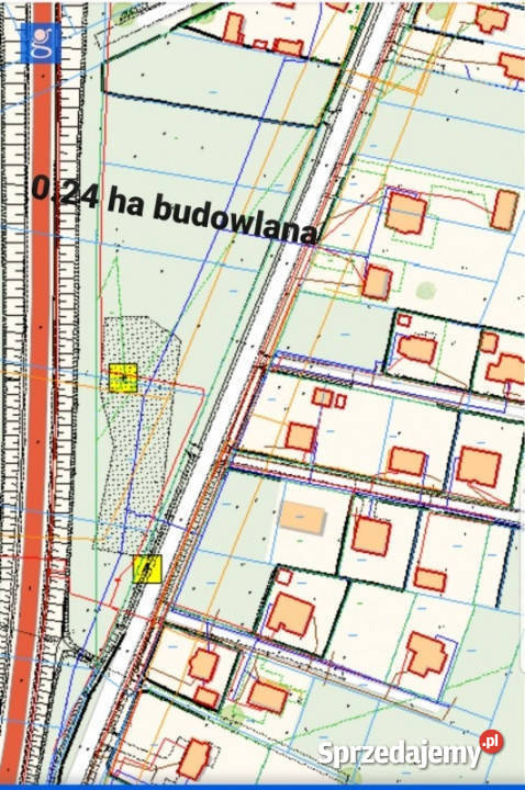 Dzialka budowlana Rzeczyca Miedzyrzec Podlaski Międzyrzec Podlaski sprzedam