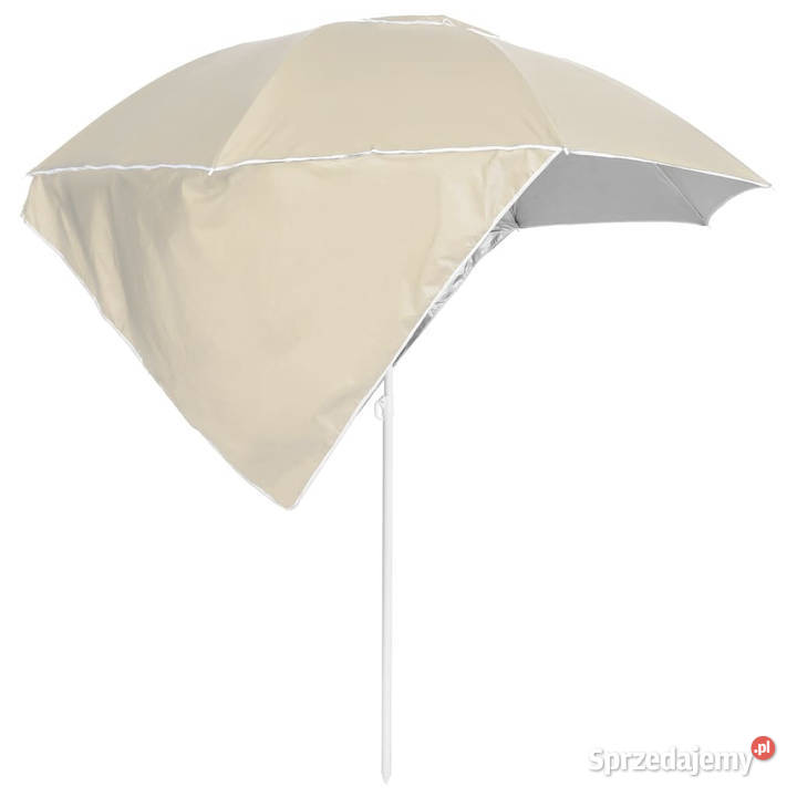 Parasol plażowy ze ściankami bocznymi piaskowy Warszawa