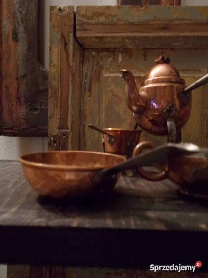 Stary Zestaw MiniaturMiedźRęczne Wykonanie6 Antyki, Sztuka, Kolekcje Szczecin sprzedam