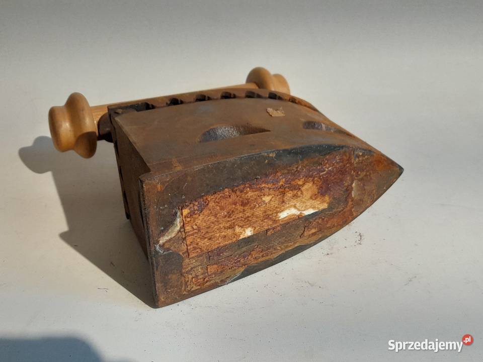 Stare żelazko na duszę zabytek retro vintage Dąbrowa Górnicza