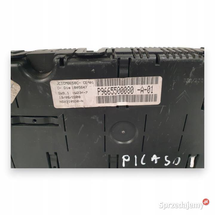 LICZNIK ZEGARY P9665500080A Citroen C4 Picasso lubelskie Chełm sprzedam