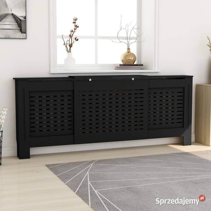 Osłona na kaloryfer MDF czarna 205 WM325552 Warszawa