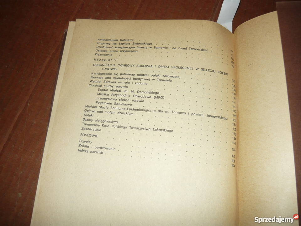 Dzieje lecznictwa w Tarnowie Nowy Sącz sprzedam