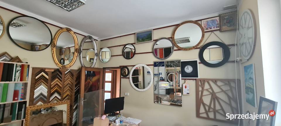 Lustra w ramach cnc biały Tarnów