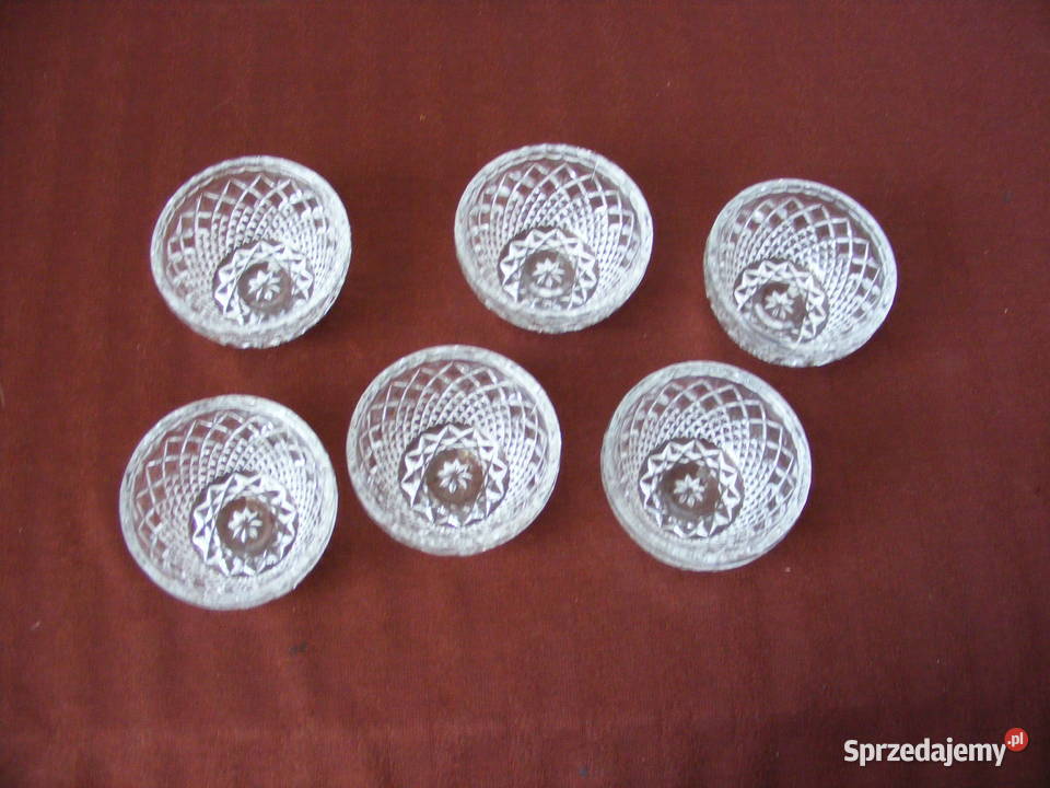 Salaterki do deserów x 6 przezroczysty Oborniki Śląskie