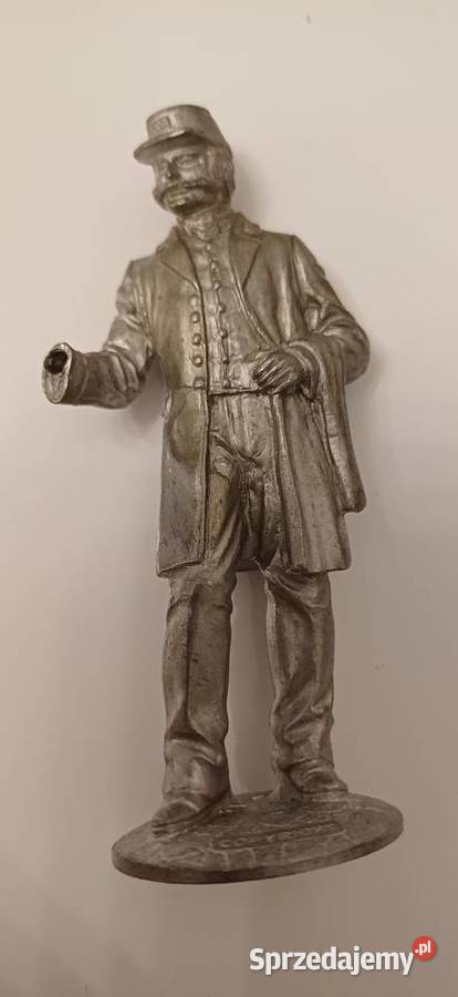 Cynowa figurka kanoniera mazowieckie Warszawa