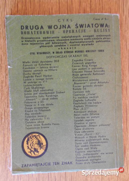 Żółty Tygrys Upadek Singapuru 1961 Parczew