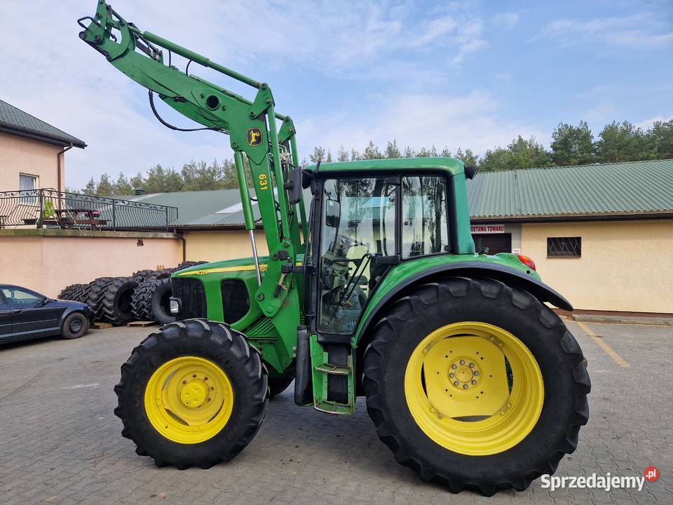 John Deere 6320 z turem Jd 6230 na zwykłej Ukł. ham. do przyczep hydraul.
 Ciągniki Laskowiec