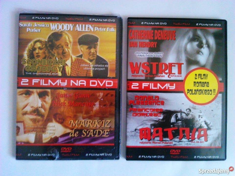 4 filmy na DVD mazowieckie Warszawa sprzedam