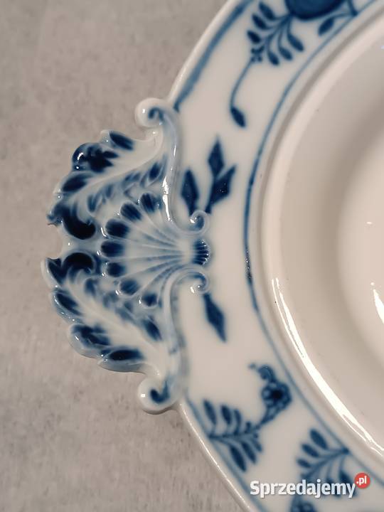 MEISSEN Kobaltowa Waza Terryna Wór Cebulowy Szczecin