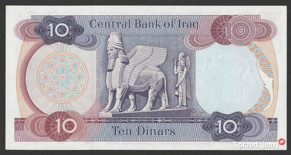 IRAK 10 DINAR 1973 STAN BANKOWY UNC Łódź