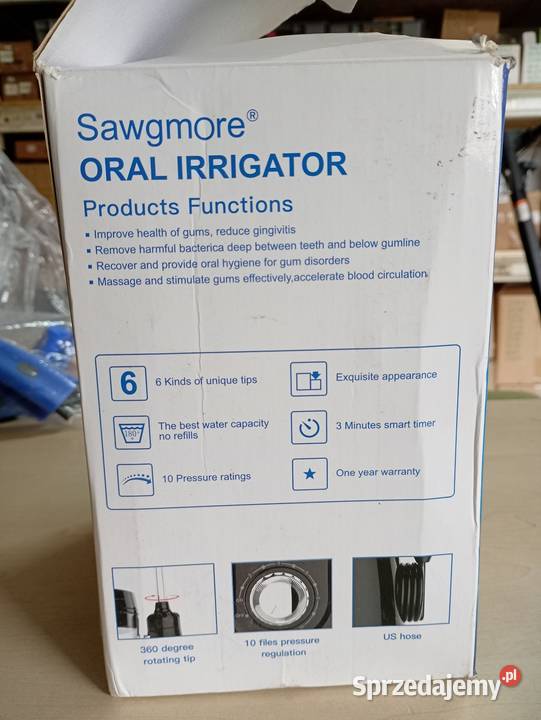 Stacjonarny irygator do zębów marki Sawgmore mazowieckie Przysucha