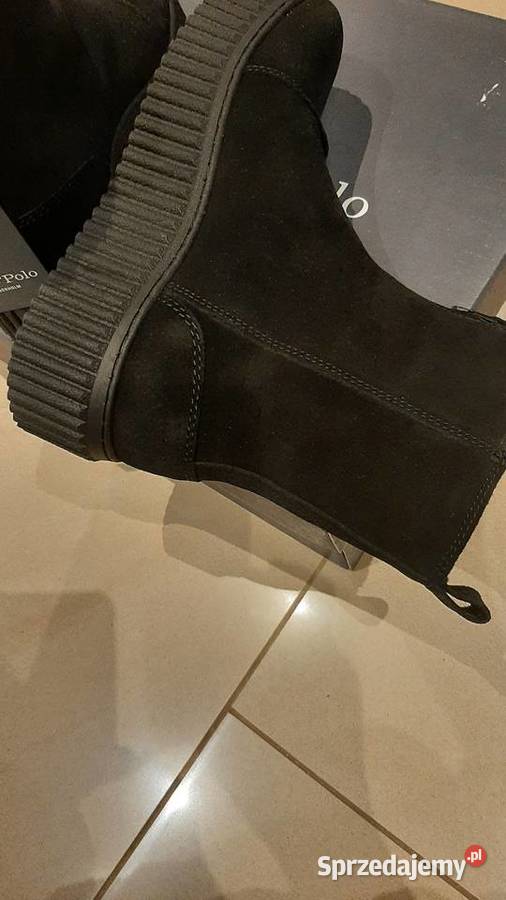 Botki Skórzane Damskie Marc OPolo 37 Czarne lubuskie Nowa Sól