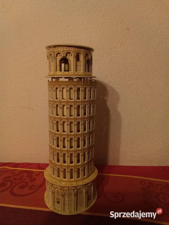 Krzywa wieża Piza puzzle 3D