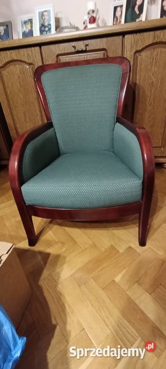 2 fotele tapicerowane produkcji Fameg bsolidne 60cm Radomsko sprzedam