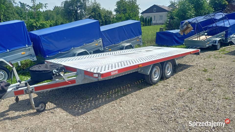 Przyczepa laweta GEWE 51x21 płaska 2700DMC Zamość