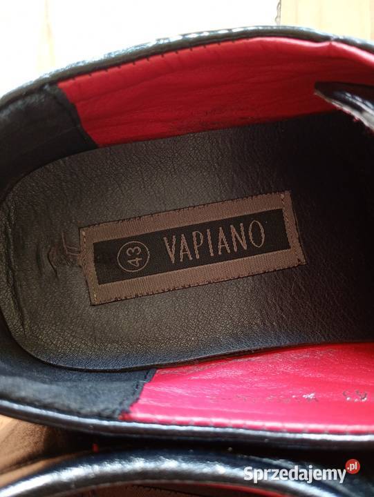 buty męskie 43 czarne VAPIANO czarny Szczecin sprzedam