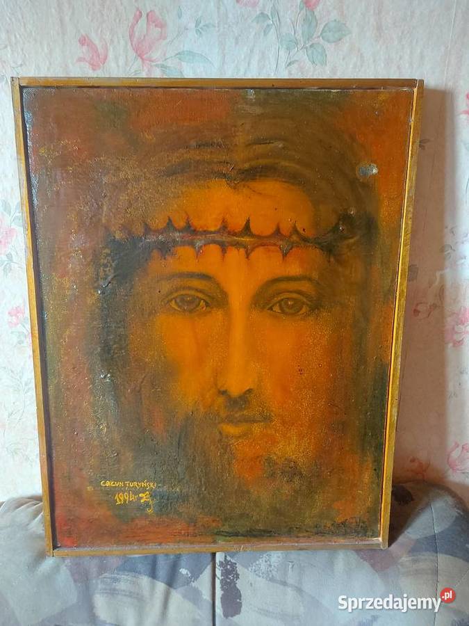 Obraz Jezus Malowany na Płótnie Bielsk Podlaski sprzedam