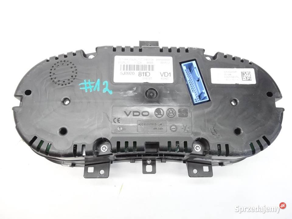 SKODA FABIA II 16 TDI LICZNIK ZEGAR 5J0920811D osobowe Przemęt