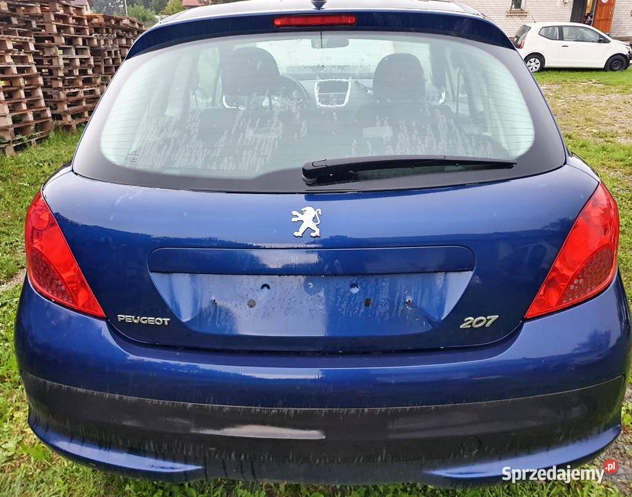 PEUGEOT 207 ŚLIZG ZDERZAKA TYŁ 9649679380 Radom