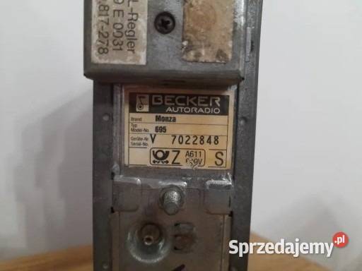 Radio Becker Monza Bluetooth mp3 BMW e30 e31 e32 zachodniopomorskie