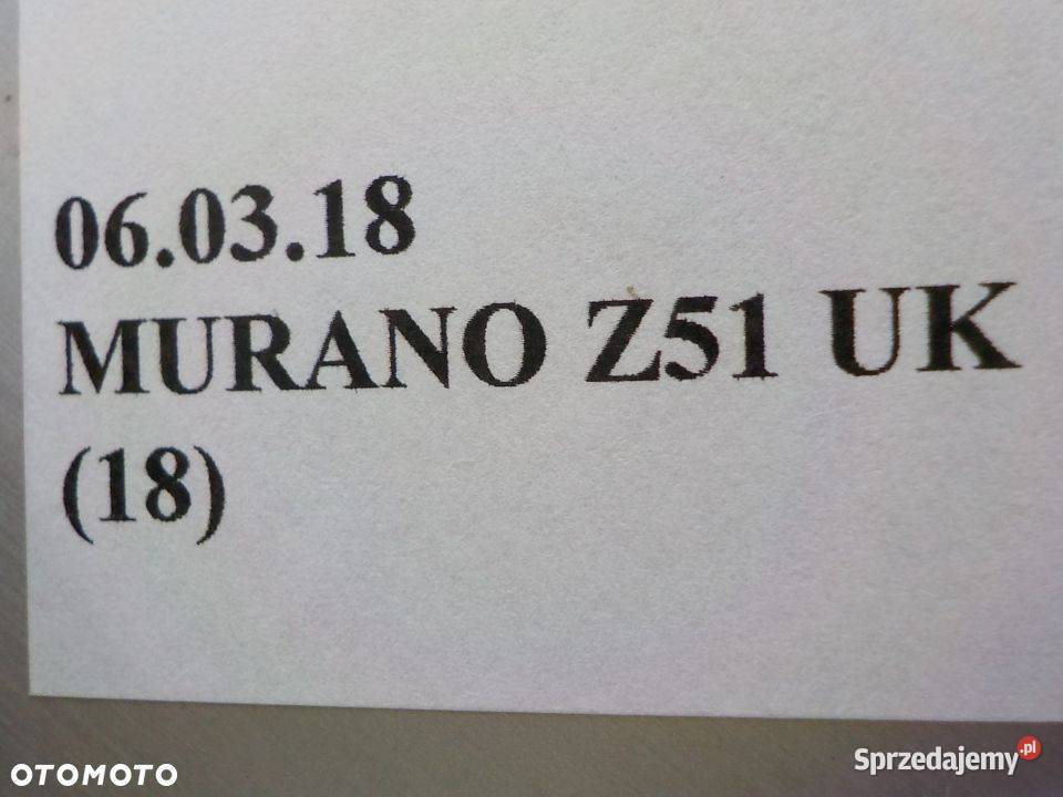 OSŁONA KONSOLI ŚRODKOWEJ LEWA UK NISSAN MURANO wielkopolskie Nowy Tomyśl