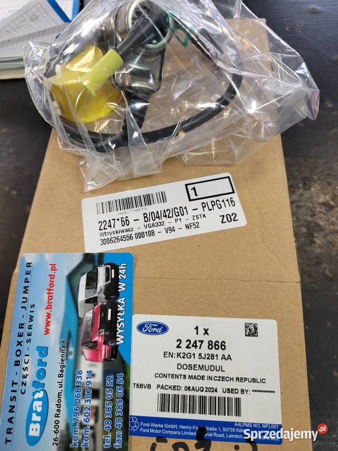 WTRYSKIWACZ ADBLUE FORD EDGE 2247866 K2G15J281AA Radom sprzedam