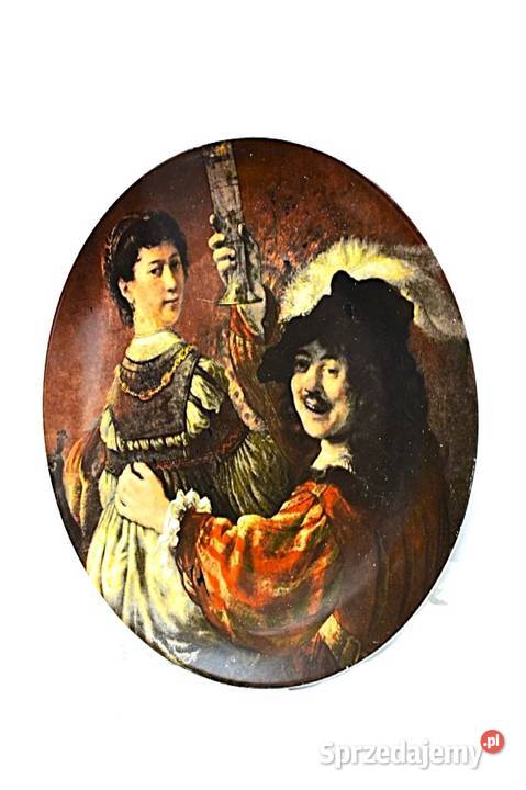Rembrandt i Saskia talerz kolekcjonerski Bavaria kujawsko-pomorskie Chełmno sprzedam