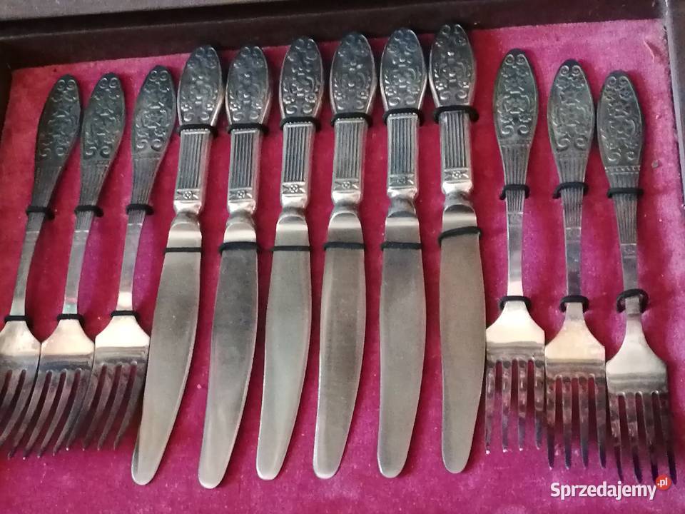 Komplet sztućców obiadowych Hepx że stali