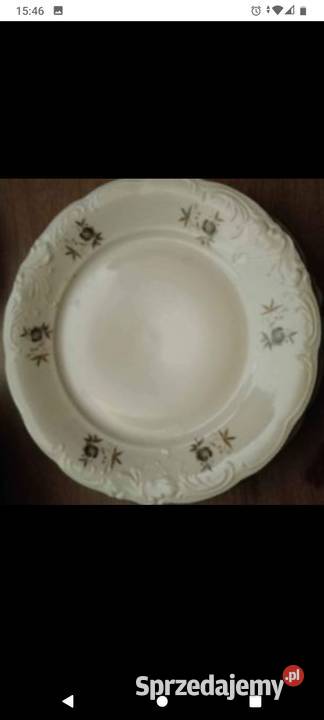 Różne talerze Porcelana i szkło opolskie Dobieszowice