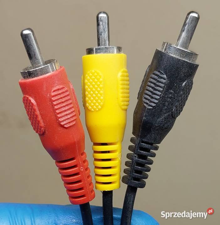 ADAPTER ZŁĄCZE VIDEO 3XRCA CZARNY ZÓŁTY CZERWONY dolnośląskie Mielęcin