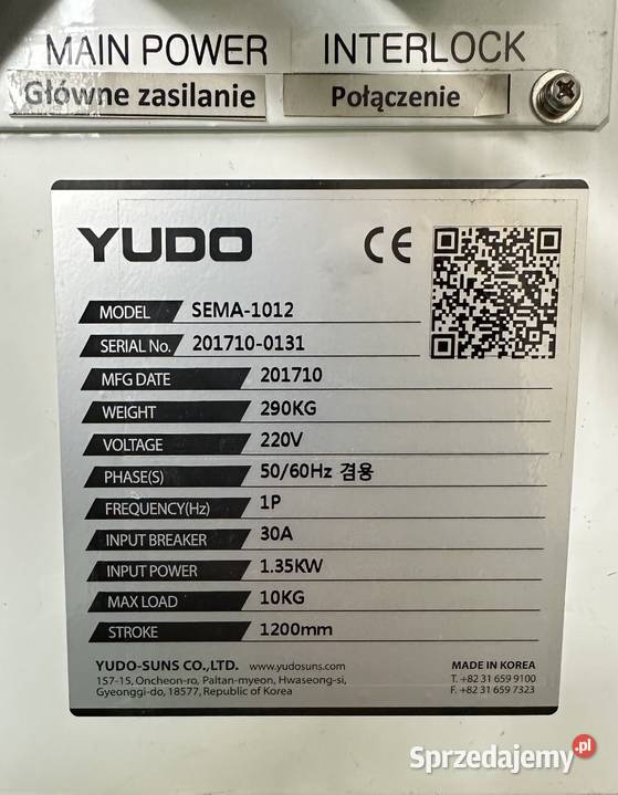 Robot Yudo Sema1012 s Yucon650 Kraków