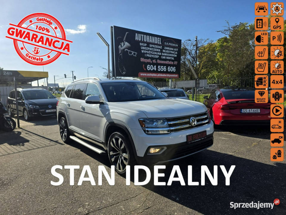 Volkswagen Atlas 36 Benzyna 280 Panorama 21 Full Volkswagen Słupsk
